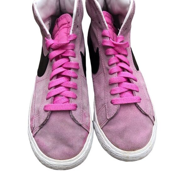 Rare 2013 Nike Blazer Mid High Top 'Curved Pink' Size 5 - Picture 5 of 16